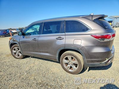 Drugie zdjęcie samochodu z przodu: 2015 TOYOTA HIGHLANDER LIMITED VIN:5TDDKRFH7FS092078 - miniatura