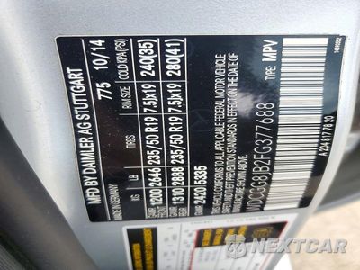 Zdjęcie 14 z 14 samochodu: 2015 MERCEDES-BENZ GLK 350 4MATIC VIN:WDCGG8JB2FG377688 - miniatura