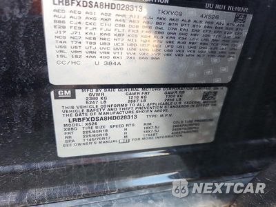 Zdjęcie 13 z 13 samochodu: 2017 BUICK ENVISION ESSENCE VIN:LRBFXDSA8HD028313 - miniatura
