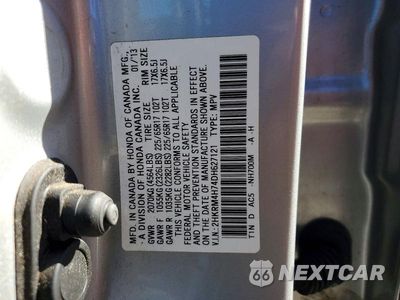 Zdjęcie 14 z 14 samochodu: 2013 HONDA CR-V EXL VIN:2HKRM4H74DH627121 - miniatura