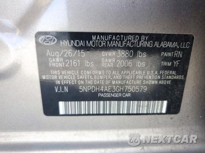 Zdjęcie 12 z 12 samochodu: 2016 HYUNDAI ELANTRA SE VIN:5NPDH4AE3GH750579 - miniatura