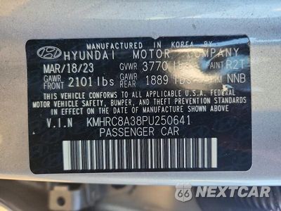 Zdjęcie 12 z 12 samochodu: 2023 HYUNDAI VENUE SEL VIN:KMHRC8A38PU250641 - miniatura