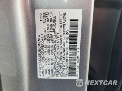 Zdjęcie 13 z 13 samochodu: 2023 HONDA CR-V EX VIN:7FARS3H43PE002108 - miniatura