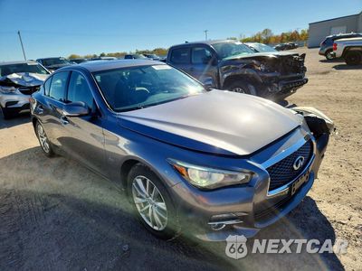 Czwarte zdjęcie samochodu z boku: 2016 INFINITI Q50 3.0T PREMIUM VIN:JN1EV7AR6GM346007 - miniatura