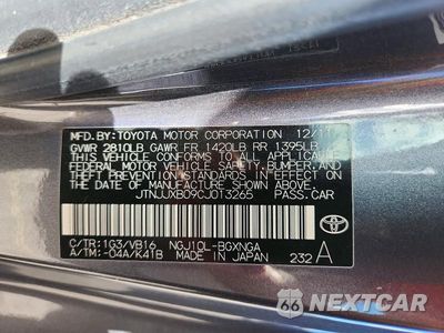 Zdjęcie 12 z 12 samochodu: 2012 SCION IQ BASE VIN:JTNJJXB09CJ013265 - miniatura