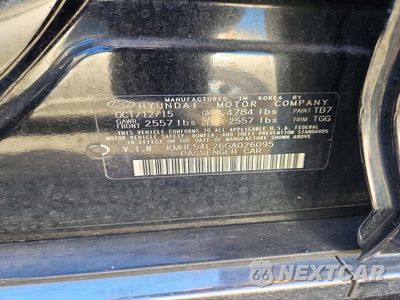 Zdjęcie 12 z 12 samochodu: 2016 HYUNDAI SONATA PLUG-IN HYBRID LIMITED VIN:KMHE54L26GA026095 - miniatura