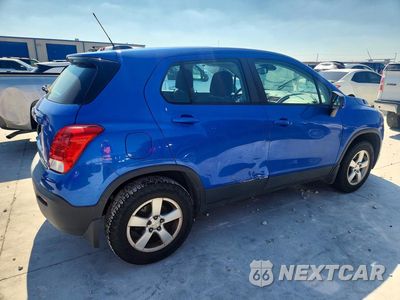Trzecie zdjęcie samochodu z tyłu: 2016 CHEVROLET TRAX LS VIN:KL7CJNSB2GB757676 - miniatura