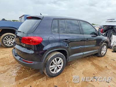 Trzecie zdjęcie samochodu z tyłu: 2014 VOLKSWAGEN TIGUAN S VIN:WVGBV3AX8EW521006 - miniatura