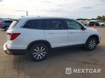 Trzecie zdjęcie samochodu z tyłu: 2021 HONDA PILOT EXL VIN:5FNYF6H58MB064153 - miniatura
