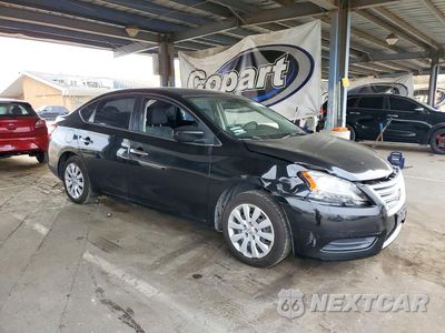 Czwarte zdjęcie samochodu z boku: 2013 NISSAN SENTRA S VIN:3N1AB7AP4DL747213 - miniatura