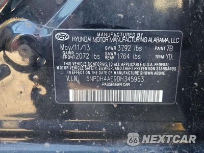 Zdjęcie 12 z 12 samochodu: 2013 HYUNDAI ELANTRA GLS VIN:5NPDH4AE9DH345953 - miniatura