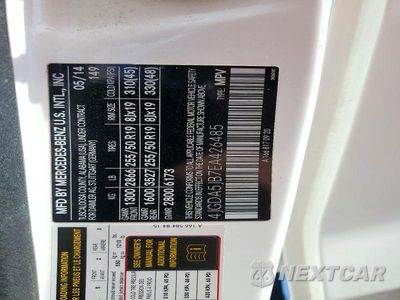 Zdjęcie 13 z 13 samochodu: 2014 MERCEDES-BENZ ML 350 VIN:4JGDA5JB7EA426485 - miniatura