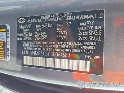 Zdjęcie 14 z 14 samochodu: 2025 HYUNDAI SANTA FE LIMITED VIN:5NMP34G11SH064580 - miniatura