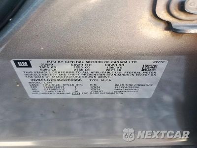 Zdjęcie 13 z 13 samochodu: 2012 CHEVROLET EQUINOX LTZ VIN:2GNFLGE54C6265666 - miniatura