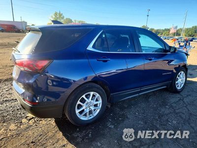 Trzecie zdjęcie samochodu z tyłu: 2023 CHEVROLET EQUINOX LT VIN:3GNAXKEG2PL200383 - miniatura