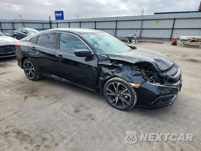 Czwarte zdjęcie samochodu z boku: 2021 HONDA CIVIC SPORT VIN:2HGFC2F80MH508188 - miniatura