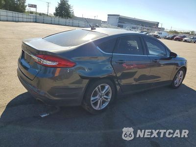 Trzecie zdjęcie samochodu z tyłu: 2018 FORD FUSION SE VIN:3FA6P0H77JR196176 - miniatura