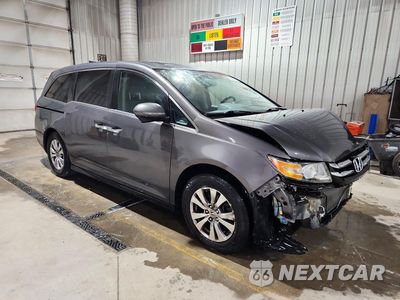 Czwarte zdjęcie samochodu z boku: 2014 HONDA ODYSSEY EXL VIN:5FNRL5H68EB002298 - miniatura