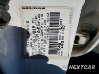 Zdjęcie 12 z 12 samochodu: 1994 TOYOTA COROLLA DX VIN:2T1AE09B9RC058024 - miniatura