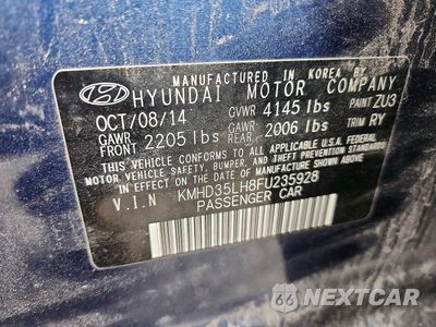 Zdjęcie 12 z 12 samochodu: 2015 HYUNDAI ELANTRA GT BASE VIN:KMHD35LH8FU235928 - miniatura