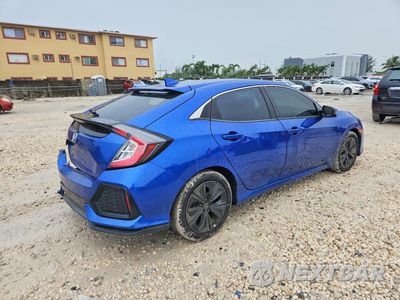 Trzecie zdjęcie samochodu z tyłu: 2019 HONDA CIVIC EX VIN:SHHFK7H61KU224354 - miniatura
