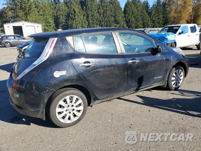 Trzecie zdjęcie samochodu z tyłu: 2014 NISSAN LEAF S VIN:1N4AZ0CP6EC334791 - miniatura