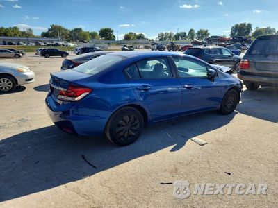 Trzecie zdjęcie samochodu z tyłu: 2015 HONDA CIVIC LX VIN:2HGFB2F58FH562284 - miniatura