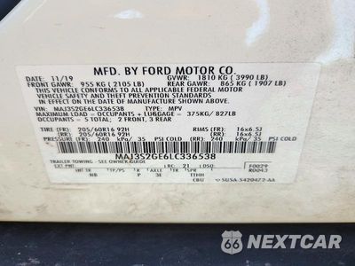 Zdjęcie 14 z 14 samochodu: 2020 FORD ECOSPORT SE VIN:MAJ3S2GE6LC336538 - miniatura