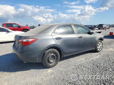 Trzecie zdjęcie samochodu z tyłu: 2014 TOYOTA COROLLA L VIN:5YFBURHEXEP009688 - miniatura
