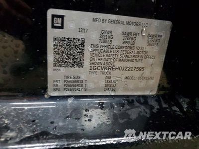 Zdjęcie 12 z 12 samochodu: 2018 CHEVROLET SILVERADO K1500 LT VIN:1GCVKREH0JZ217595 - miniatura