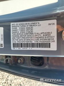 Zdjęcie 12 z 12 samochodu: 2026 HONDA ACCORD HYBRID EXL VIN:1HGCY2F67TA041562 - miniatura