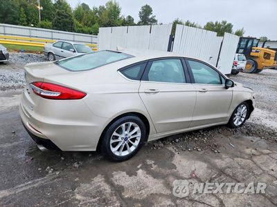 Trzecie zdjęcie samochodu z tyłu: 2019 FORD FUSION SE VIN:3FA6P0HD6KR280738 - miniatura