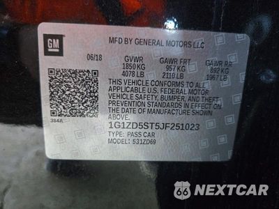 Zdjęcie 12 z 12 samochodu: 2018 CHEVROLET MALIBU LT VIN:1G1ZD5ST5JF251023 - miniatura