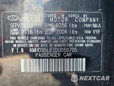 Zdjęcie 13 z 13 samochodu: 2013 HYUNDAI ELANTRA GT BASE VIN:KMHD35LE1DU050705 - miniatura
