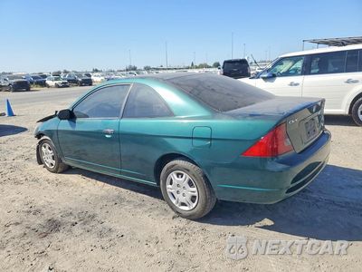 Drugie zdjęcie samochodu z przodu: 2001 HONDA CIVIC LX VIN:1HGEM22571L008905 - miniatura