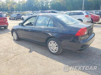 Drugie zdjęcie samochodu z przodu: 2005 HONDA CIVIC VIN:2HGES165X5H625874 - miniatura
