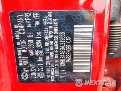 Zdjęcie 13 z 13 samochodu: 2022 HYUNDAI ELANTRA SEL VIN:KMHLS4AG9NU219688 - miniatura