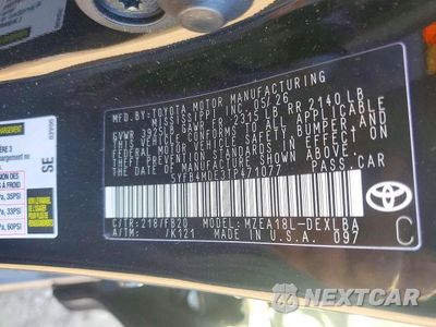 Zdjęcie 12 z 12 samochodu: 2026 TOYOTA COROLLA LE VIN:5YFB4MDE3TP471077 - miniatura