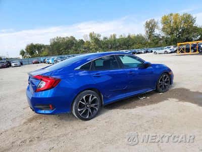 Trzecie zdjęcie samochodu z tyłu: 2020 HONDA CIVIC SPORT VIN:2HGFC2F82LH534757 - miniatura