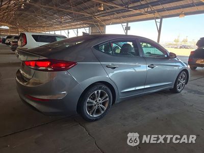 Trzecie zdjęcie samochodu z tyłu: 2018 HYUNDAI ELANTRA SEL VIN:5NPD84LF0JH297938 - miniatura
