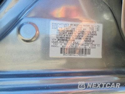 Zdjęcie 12 z 12 samochodu: 2020 NISSAN VERSA S VIN:3N1CN8DV6LL903430 - miniatura