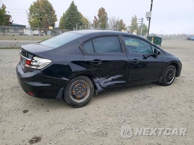 Trzecie zdjęcie samochodu z tyłu: 2014 HONDA CIVIC LX VIN:19XFB2F52EE007355 - miniatura
