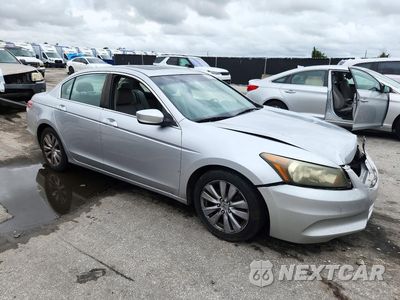 Czwarte zdjęcie samochodu z boku: 2011 HONDA ACCORD EXL VIN:1HGCP2F86BA074510 - miniatura