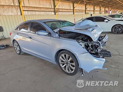 Czwarte zdjęcie samochodu z boku: 2011 HYUNDAI SONATA SE VIN:5NPEC4AC3BH223362 - miniatura