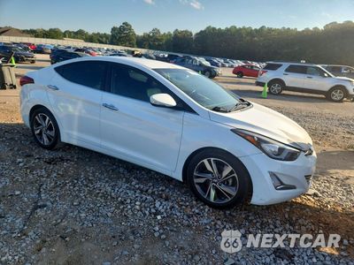 Czwarte zdjęcie samochodu z boku: 2016 HYUNDAI ELANTRA LIMITED VIN:5NPDH4AE3GH741350 - miniatura