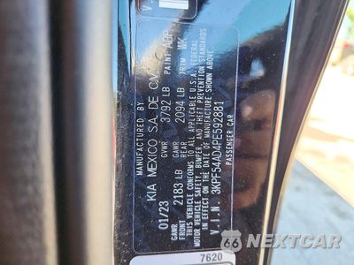 Zdjęcie 12 z 12 samochodu: 2023 KIA FORTE GT LINE VIN:3KPF54AD4PE592881 - miniatura