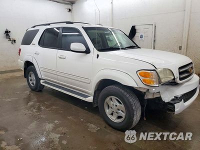 Czwarte zdjęcie samochodu z boku: 2002 TOYOTA SEQUOIA LIMITED VIN:5TDBT48A42S127726 - miniatura