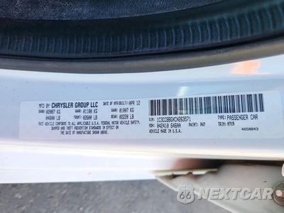 Zdjęcie 12 z 12 samochodu: 2012 CHRYSLER 200 TOURING VIN:1C3CCBBGXCN263571 - miniatura
