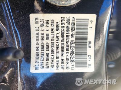 Zdjęcie 13 z 13 samochodu: 2017 HONDA CIVIC LX VIN:19XFC2F50HE007839 - miniatura