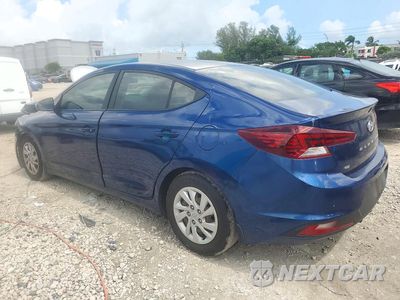 Drugie zdjęcie samochodu z przodu: 2019 HYUNDAI ELANTRA SE VIN:5NPD74LF2KH492203 - miniatura